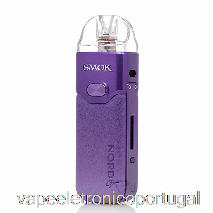 Vape Eletrônico Smok Nord Gt 80w Sistema Pod Couro Gradiente Roxo